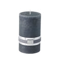  Rustic Kerze, Dunkelgrau/Medium