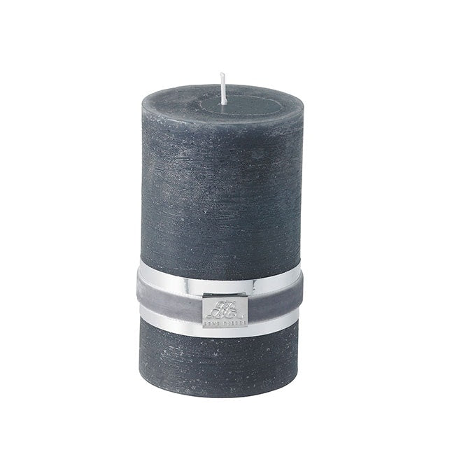  Rustic Kerze, Dunkelgrau/Medium