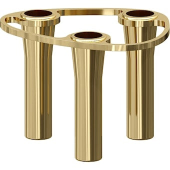 LIND DNA Lind Curve Kerzenhalter Basis Kombinierbar, Vergoldet