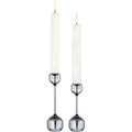 LIND DNA Silhouette 120/145 Kerzenhalter 2-er Set, Chrom
