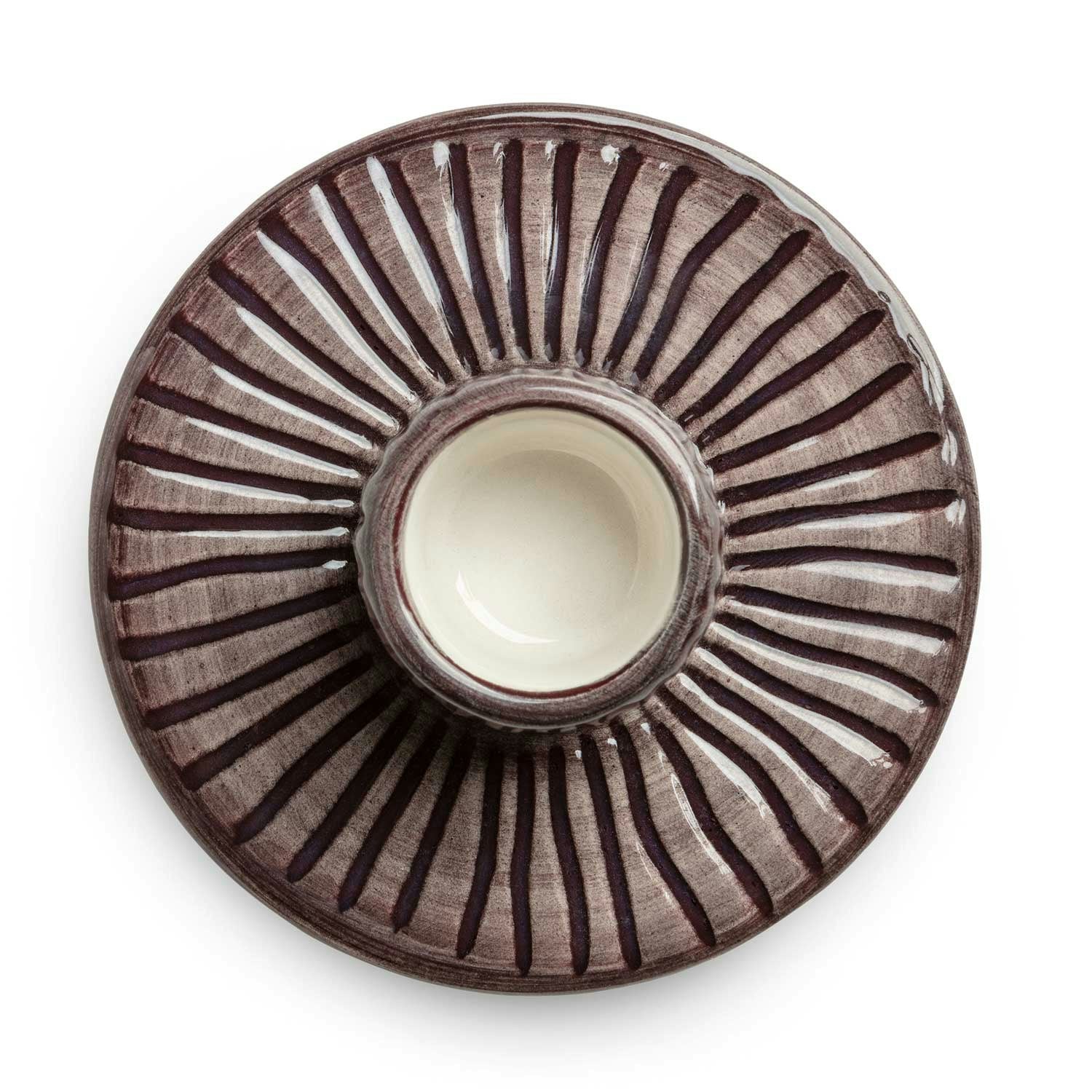 Mateus Stripes Kerzenhalter 8 Cm, Pflaume