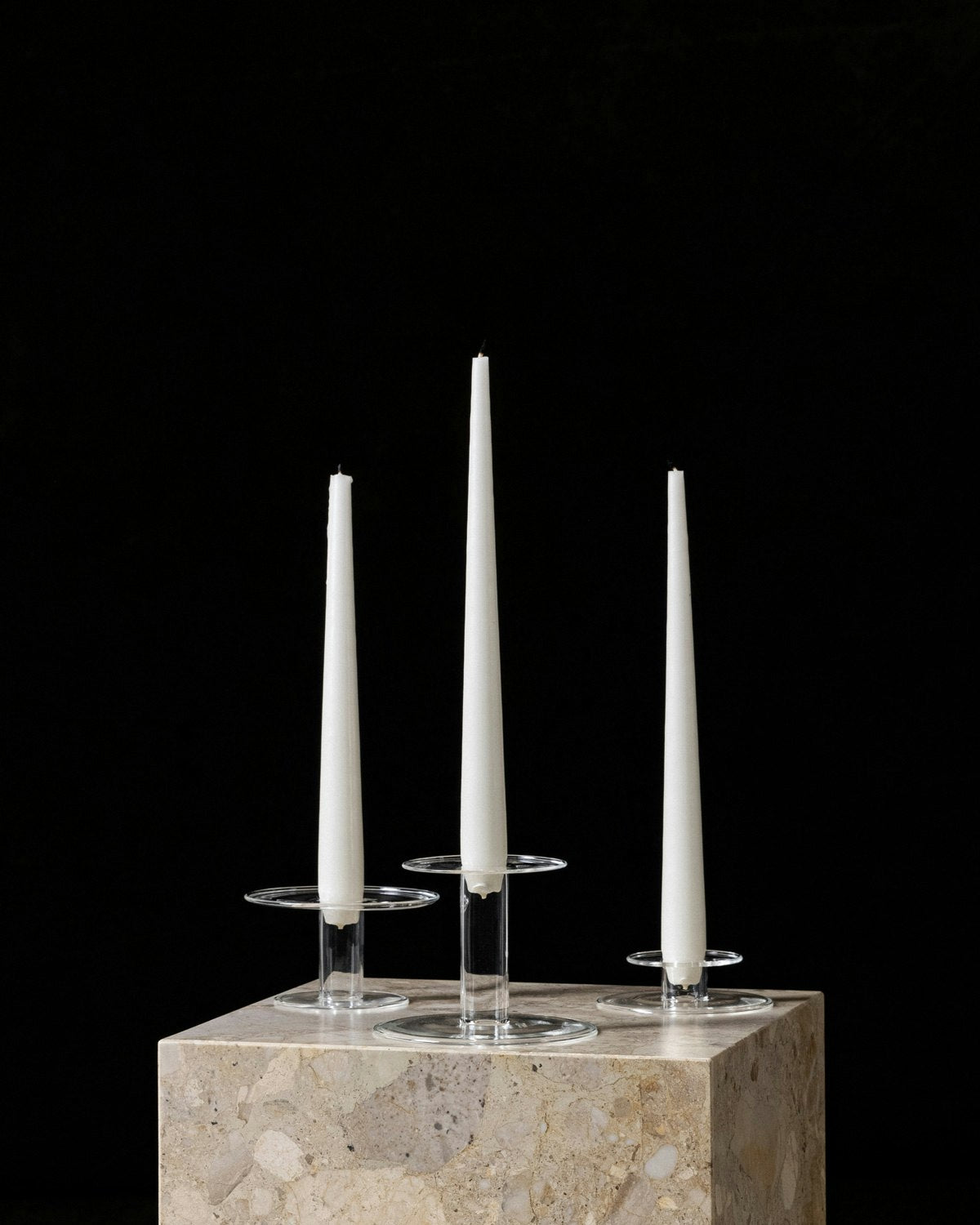 Menu Abacus Kerzenhalter Transparent, Ø11x5,5 Cm