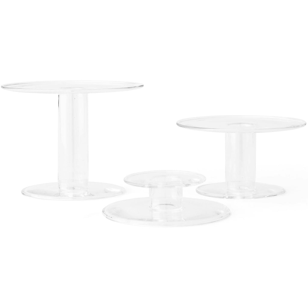 Menu Abacus Kerzenhalter Transparent, Ø11x5,5 Cm
