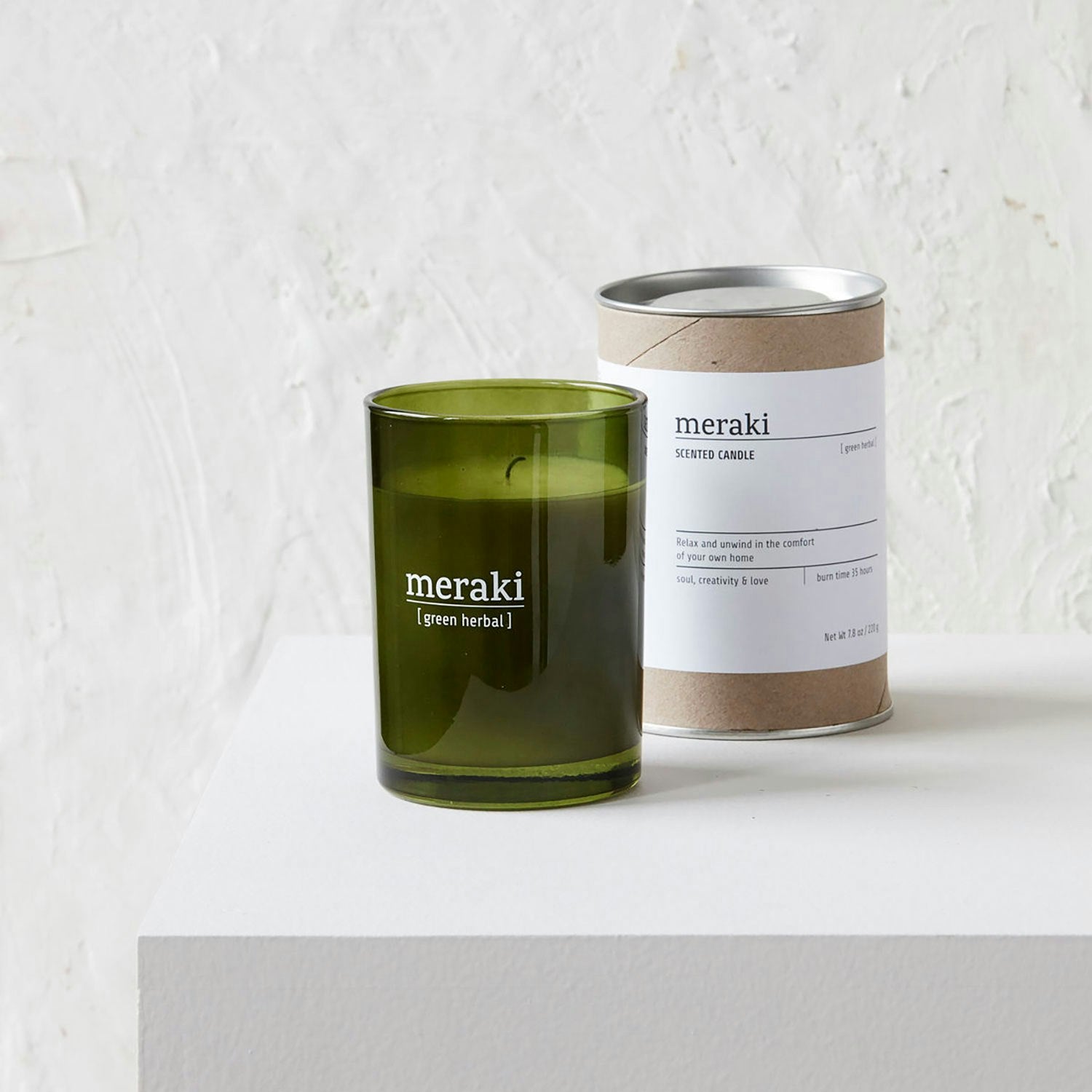 Meraki Green Herbal Duftkerze