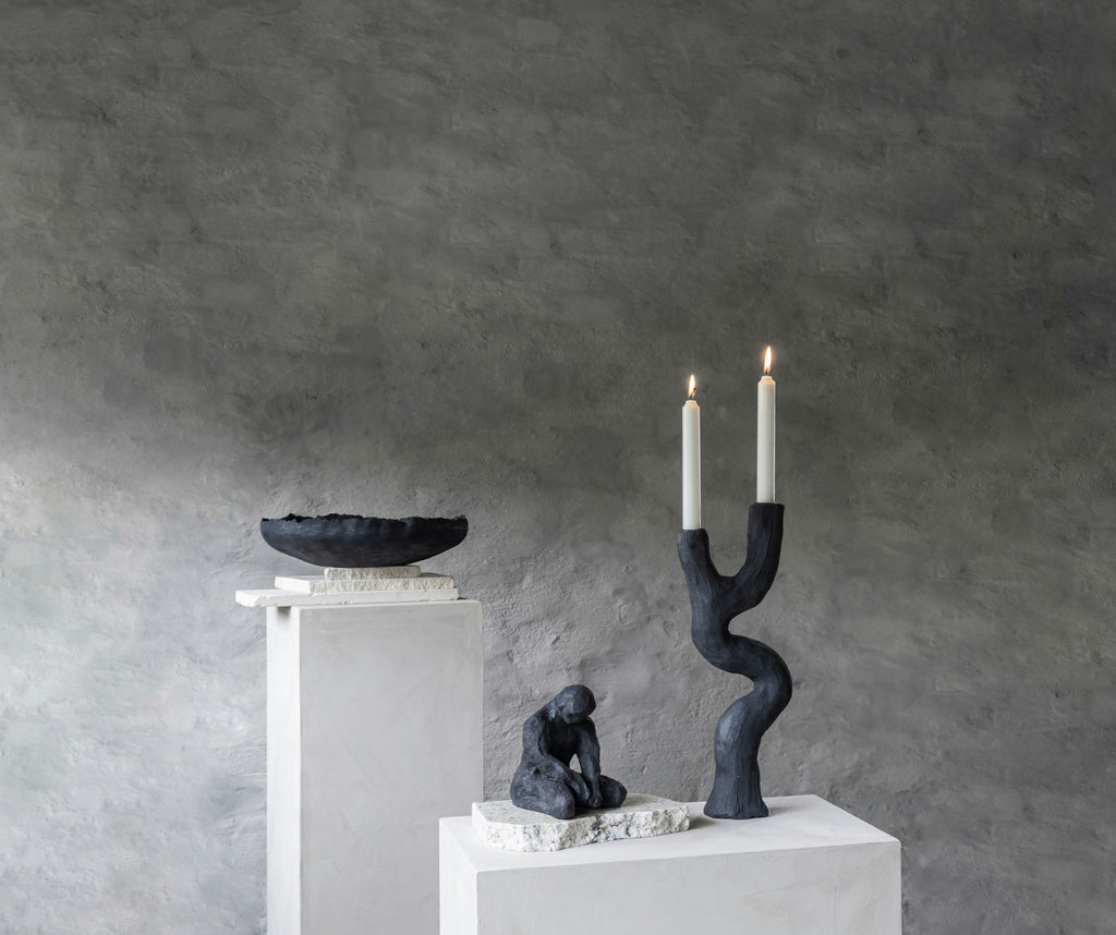 Mette Ditmer ART PIECE Kerzenständer, Schwarz