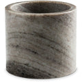  Brown Marble Kerzenhalter, Large, Braun