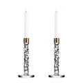 Orrefors Carat Kerzenhalter 2-Pack, Messing