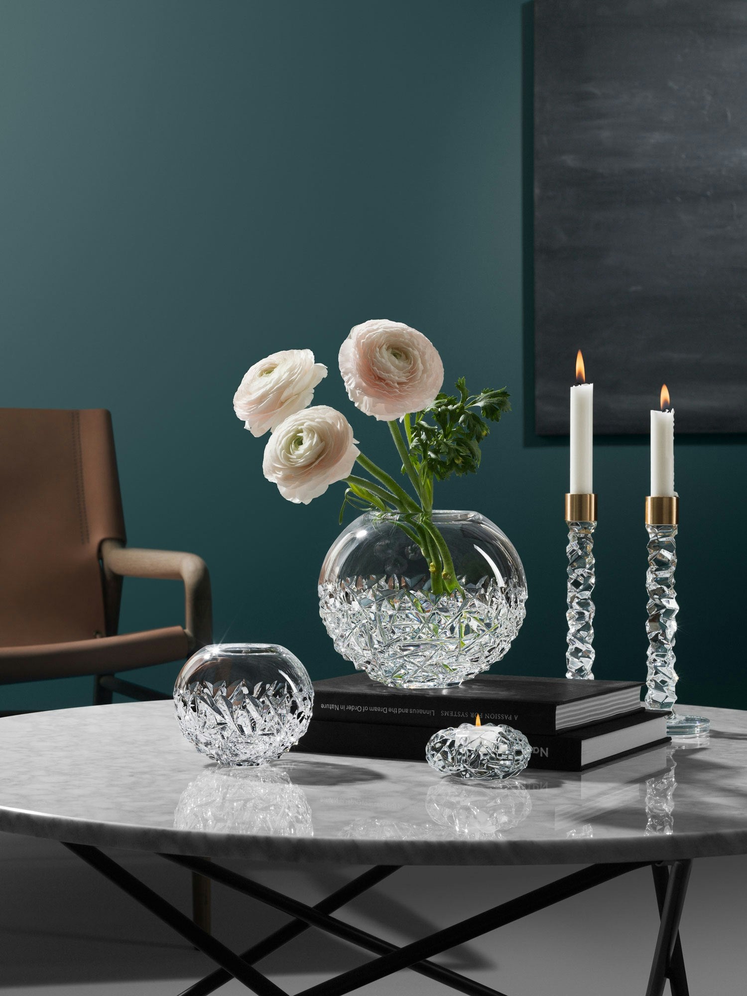 Orrefors Carat Kerzenhalter 30 Cm, Transparent