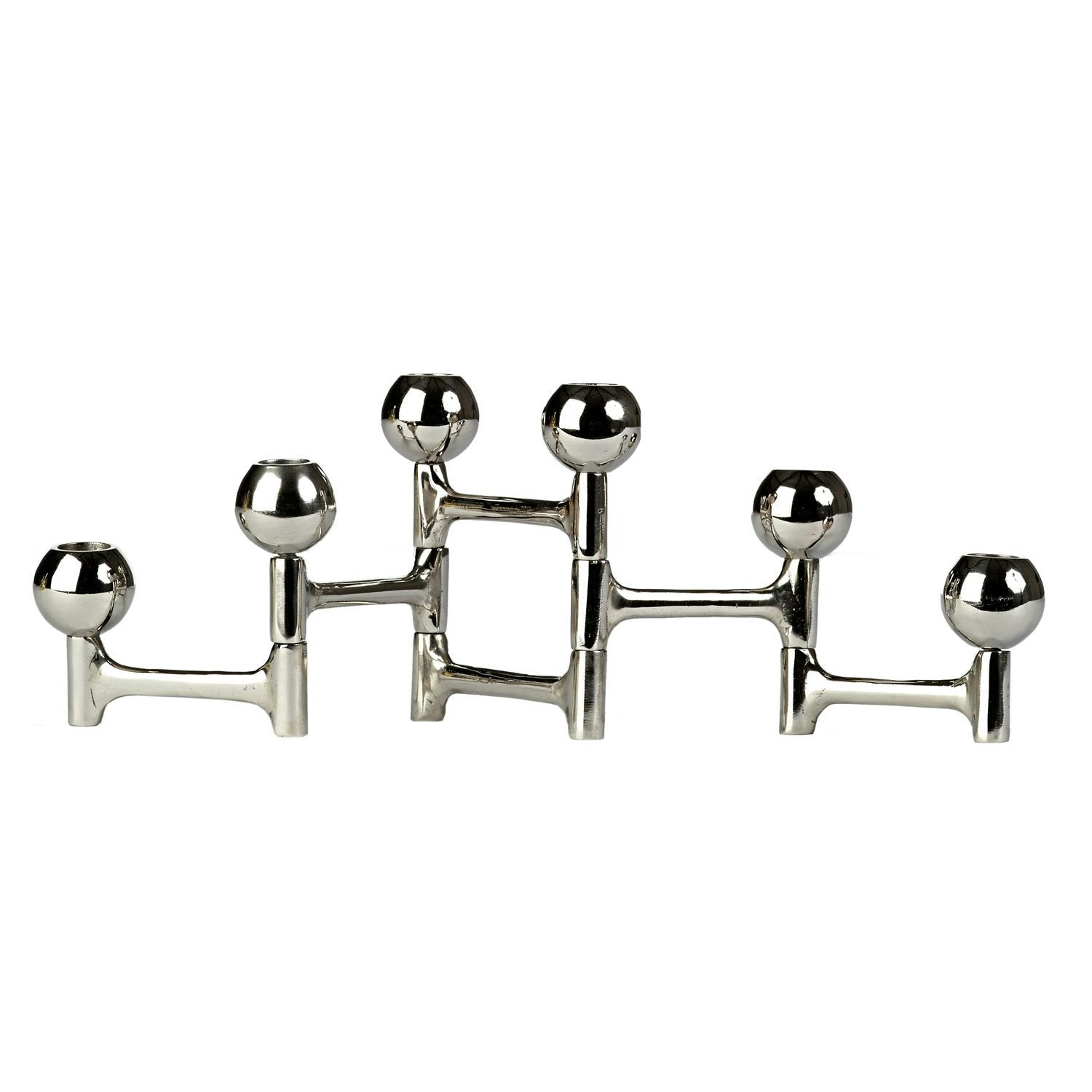 Pols Potten Kerzenleuchter Folding Round, Nickel