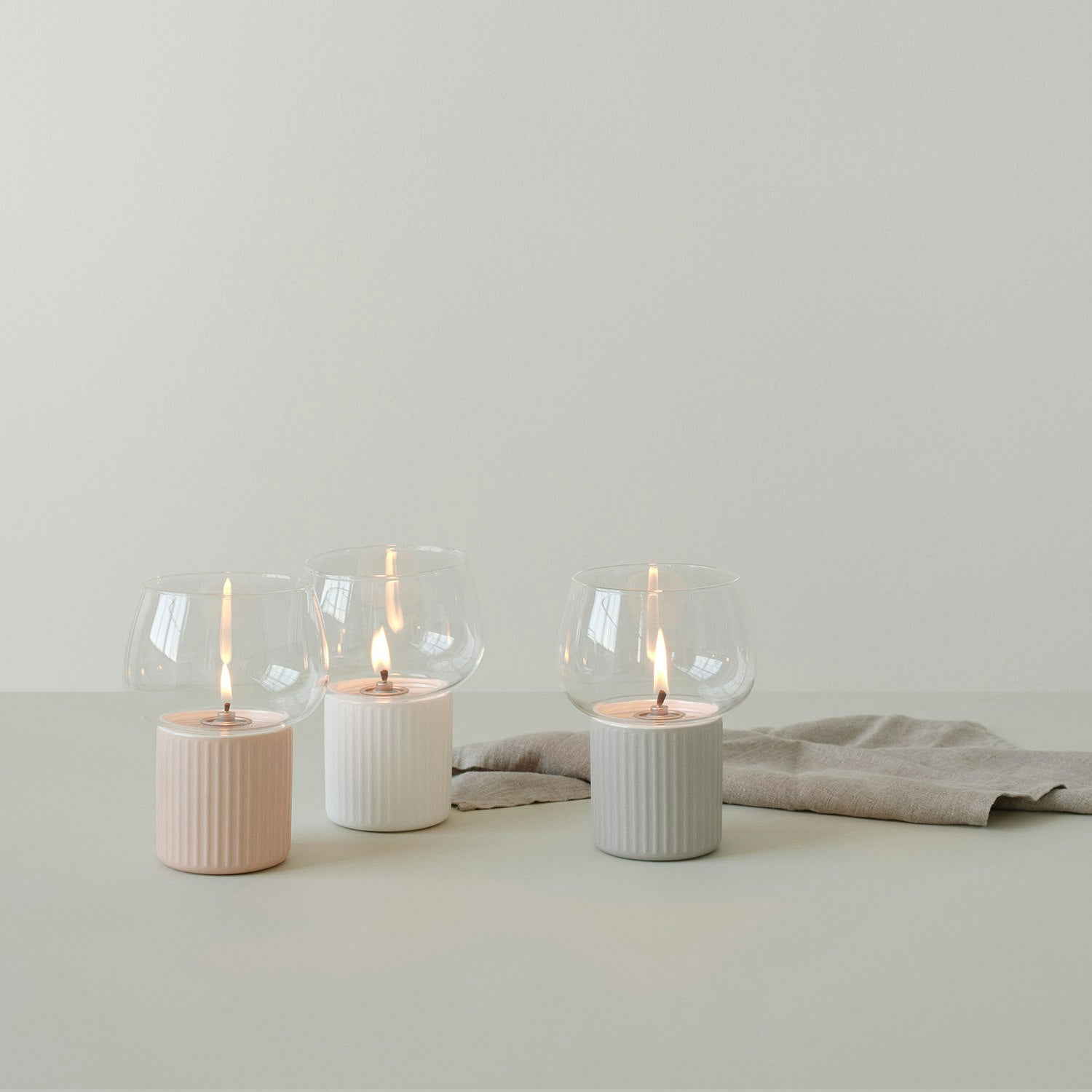 RIG TIG Hygge Hurricane Öllampe, Rosa