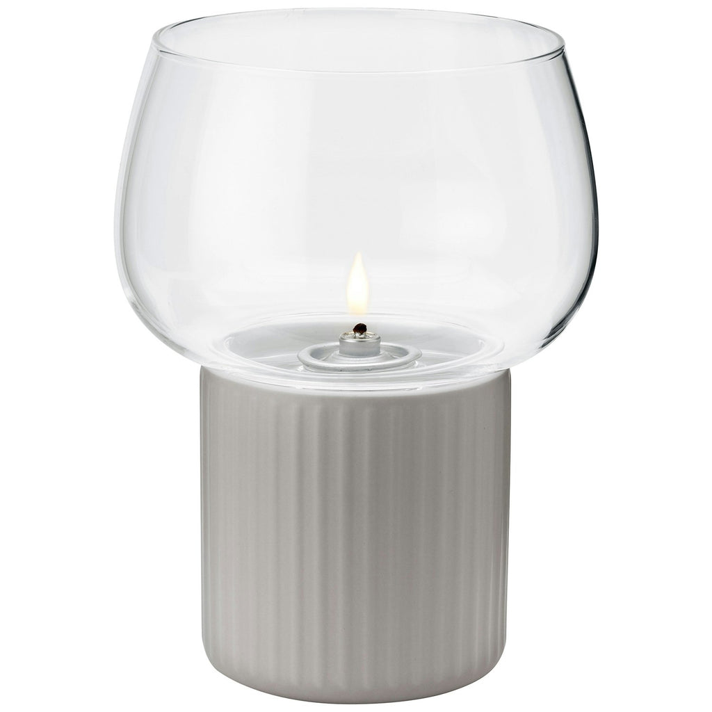 RIG TIG Hygge Hurricane Öllampe, Grau