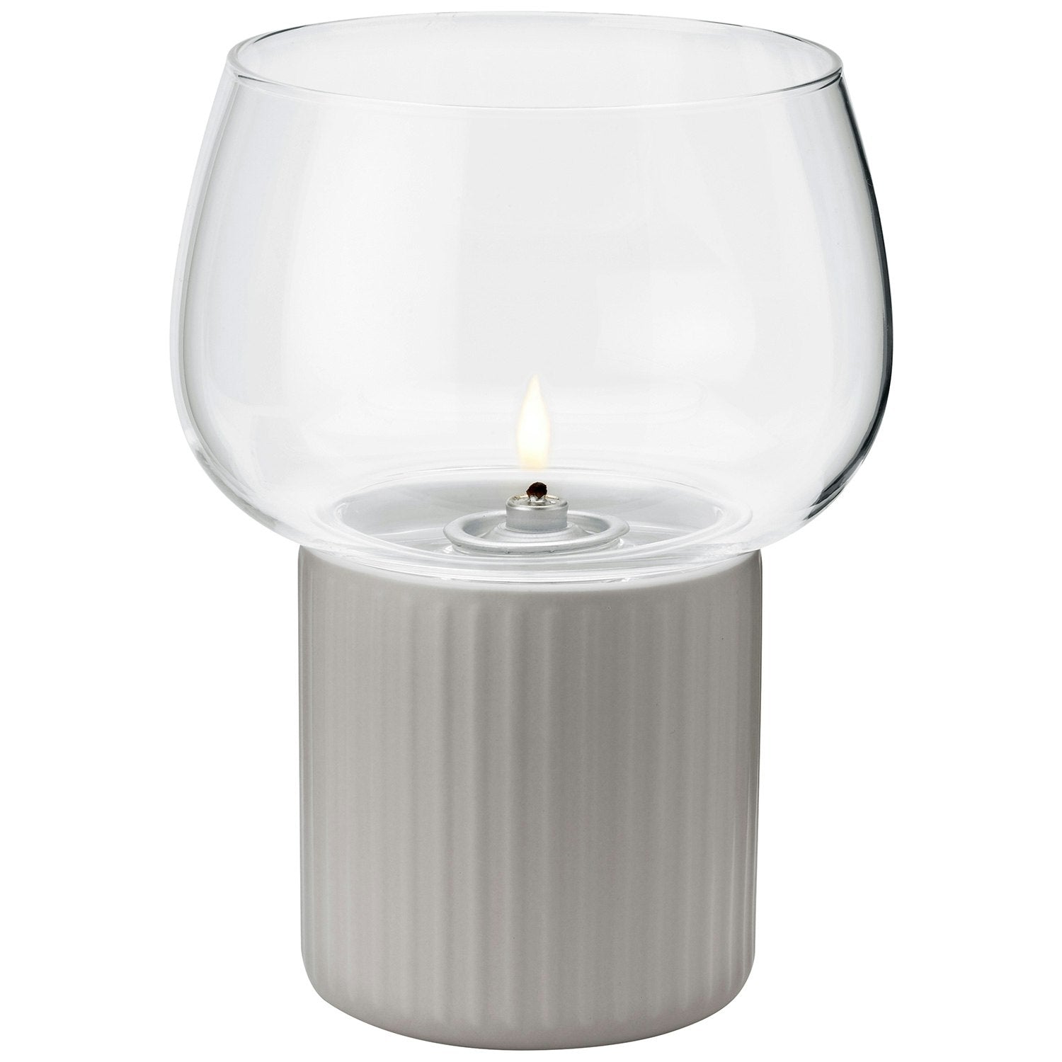 RIG TIG Hygge Hurricane Öllampe, Grau