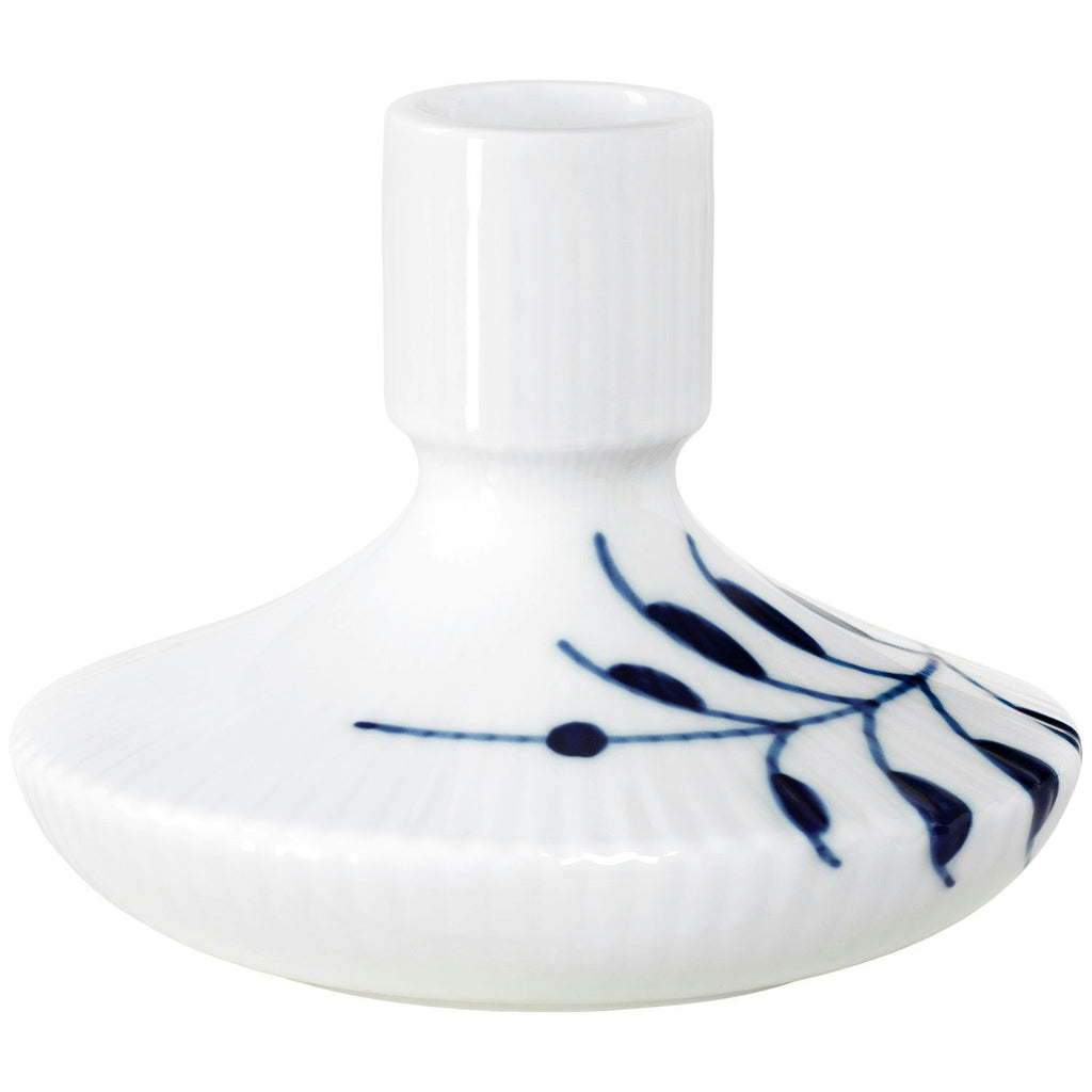 Royal Copenhagen Blue Fluted Mega Kerzenhalter, 8 Cm