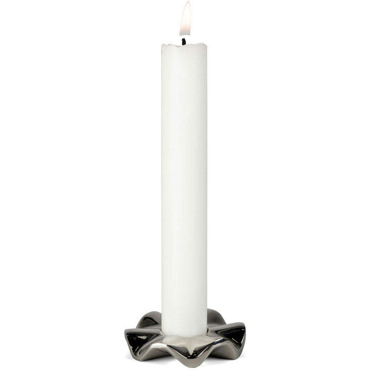 Sagaform Signe Kerzenständer Silber, 2-er Set