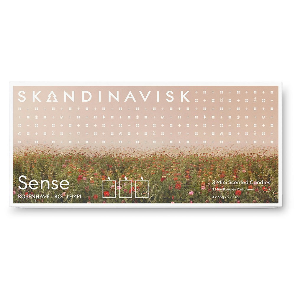Skandinavisk SENSE Geschenkset Duftkerze 3-er Set