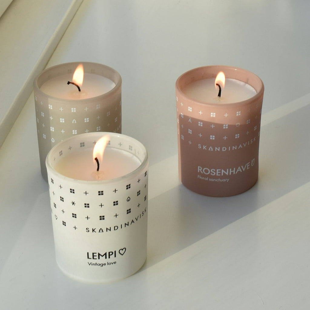Skandinavisk SENSE Geschenkset Duftkerze 3-er Set