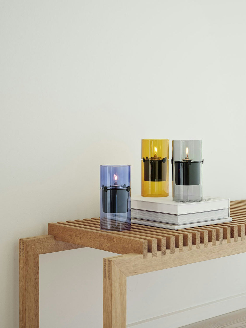 Stelton Lucie Hurricane Öllampe 17,5 Cm, Azure