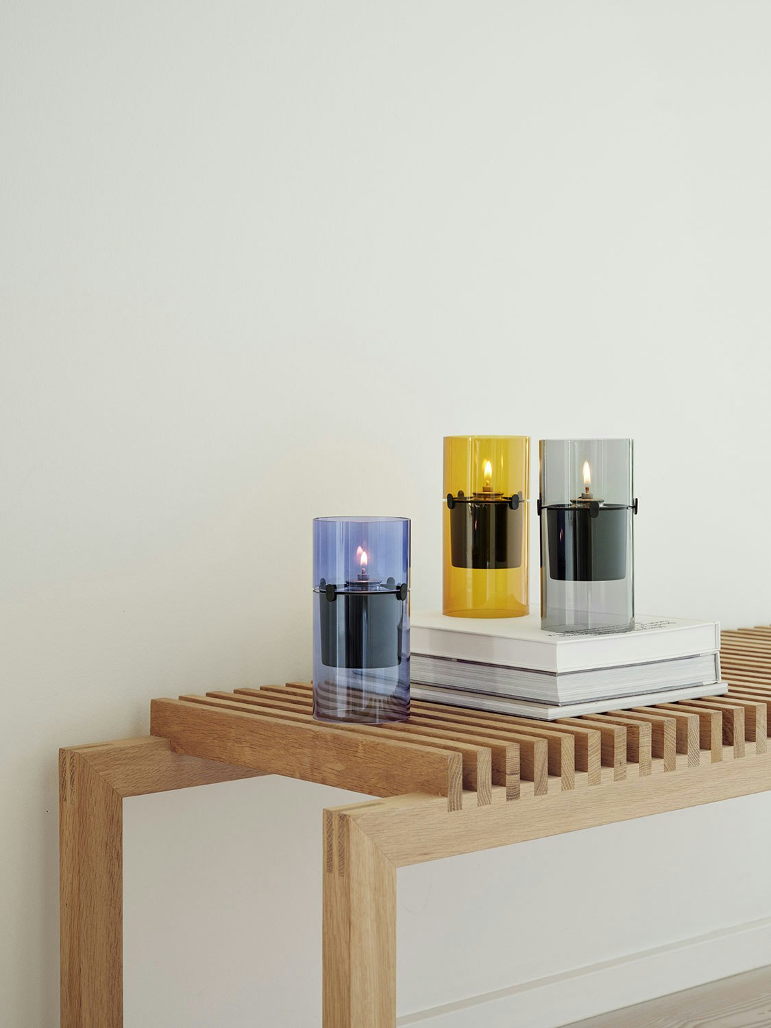 Stelton Lucie Hurricane Öllampe 17,5 Cm, Bernsteingelb