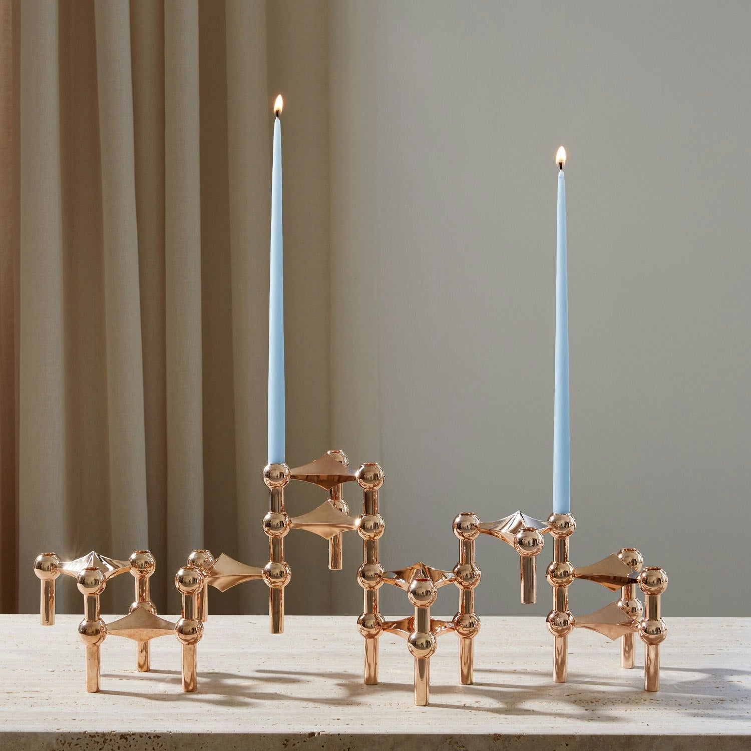  Kerzen By Ester&Erik 6-er Set, Sky Blue