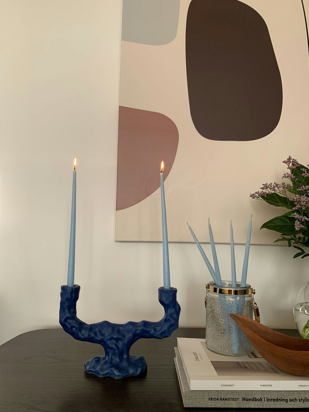  Kerzen By Ester&Erik 6-er Set, Sky Blue