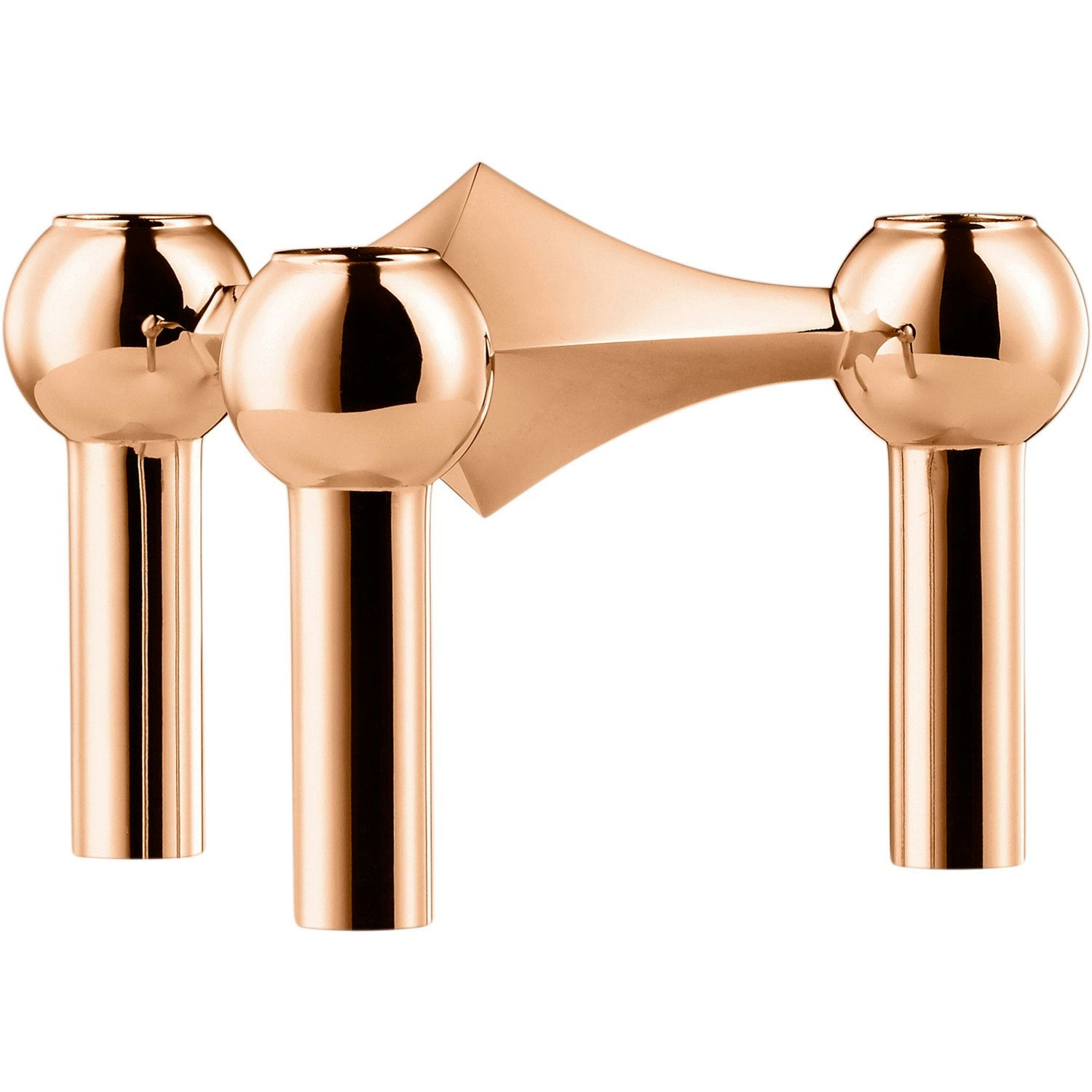  Nagel Kerzenhalter 3-er Set, Rose Gold