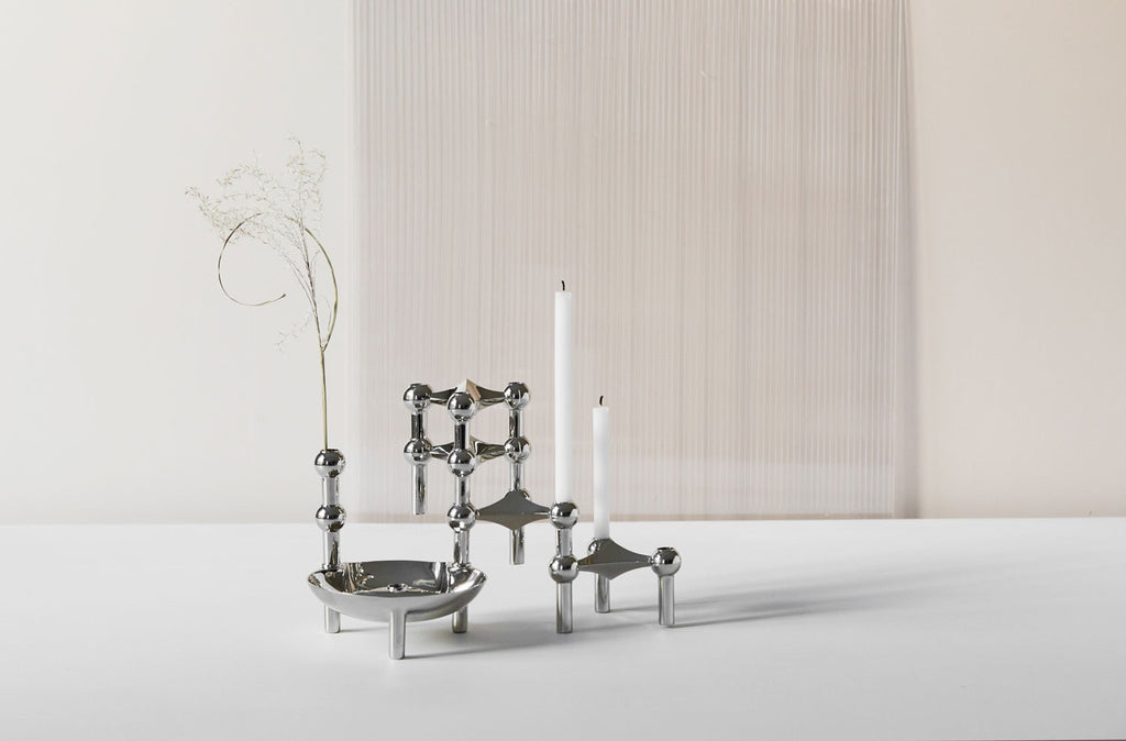  Nagel Vase, Chrome