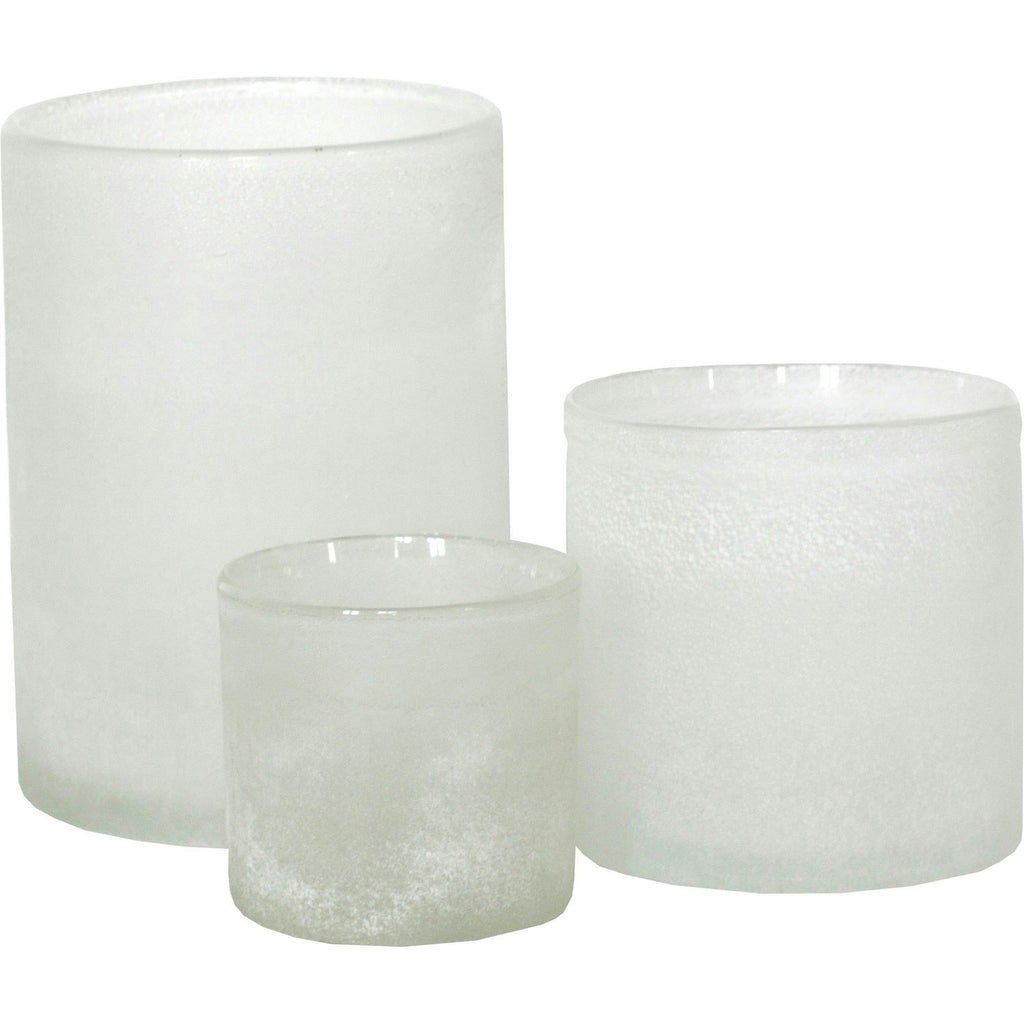  Frost Candleholder S, White