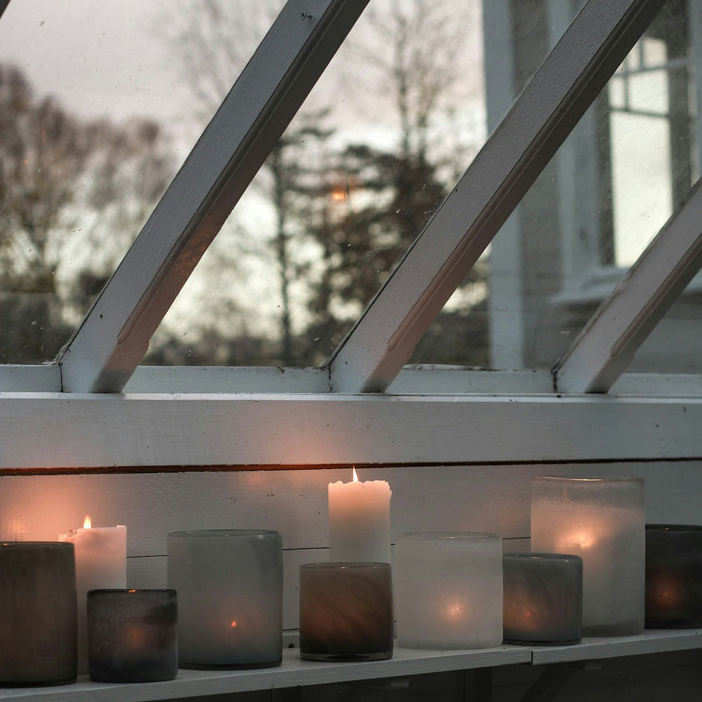  Frost Candleholder S, White