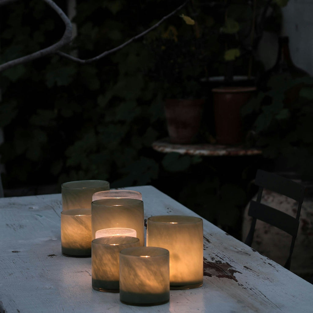  Frost Candleholder S, White