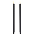  LED Mini Stabkerze Plain Black, 1,3 X 25 Cm
