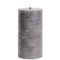  LED Stumpenkerze 7,8 X 15,2 Cm, Grau
