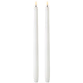 LED Stabkerze Nordic White 2-er Set, 2,3x35 Cm