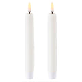  LED Stabkerze Nordic White 2-er Set, 2,3x15,5 Cm