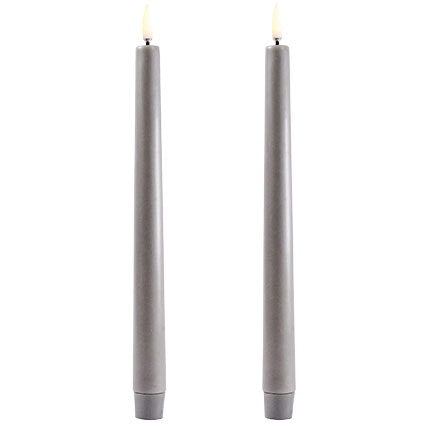  LED Stabkerze 2,3 X 25,5 Cm, Grau