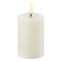  Stumpenkerze Led Nordic White, 5 X 7,5 Cm