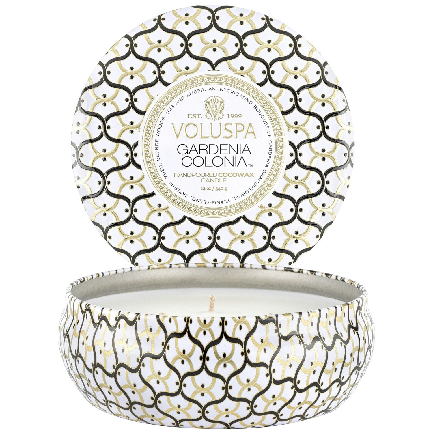 Voluspa Maison 3-wick Tin Duftkerze, Gardenia Colonia