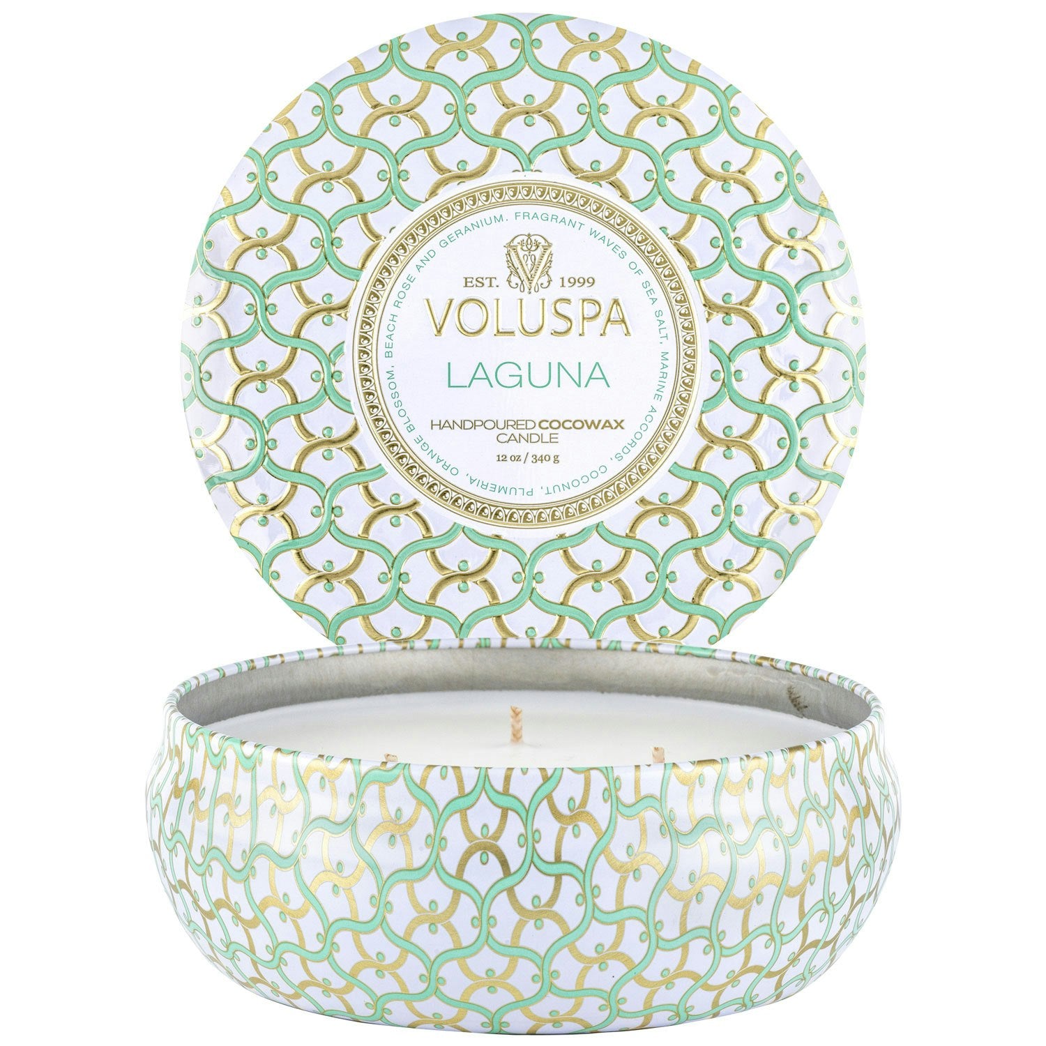 Voluspa Maison 3-wick Tin Duftkerze, Laguna