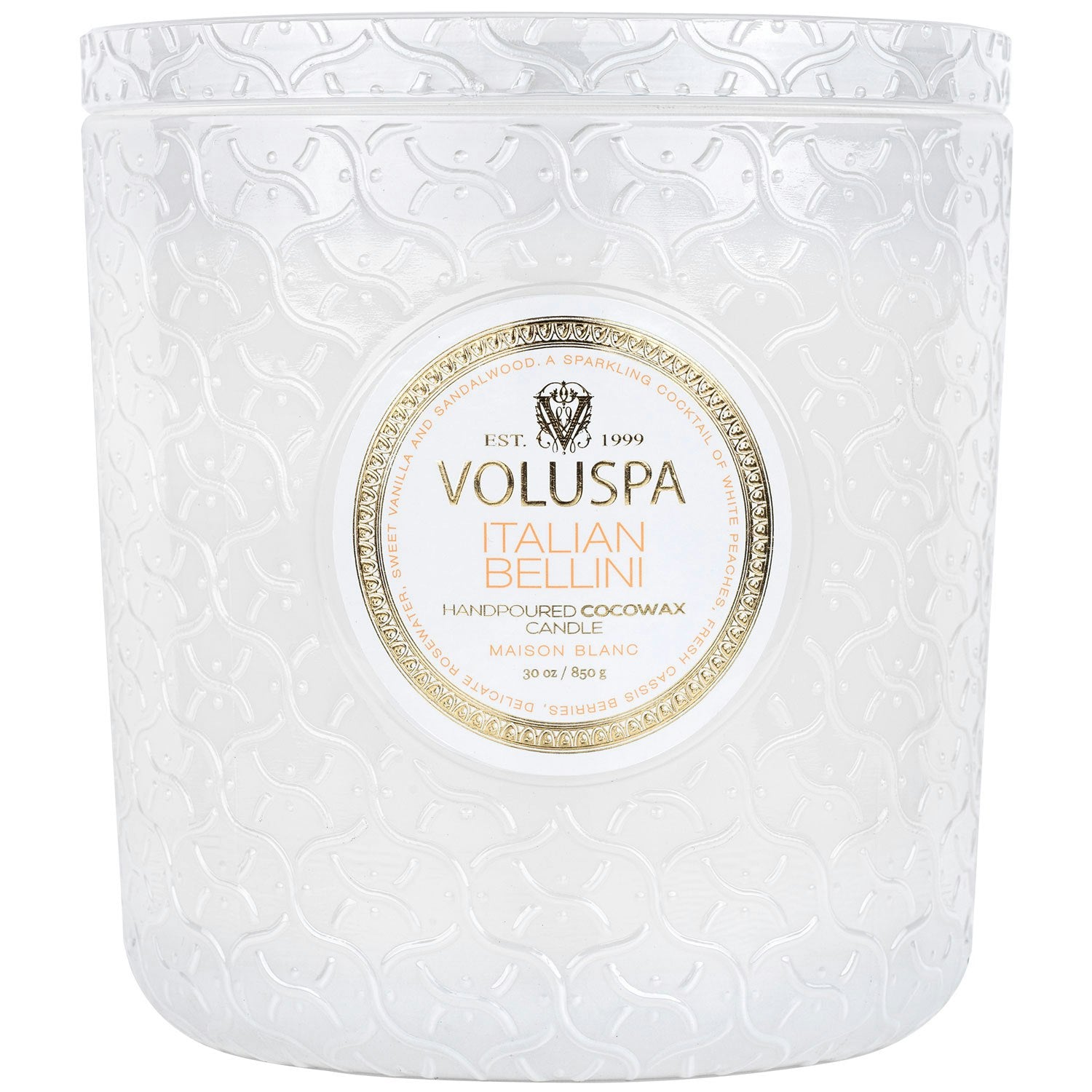 Voluspa Maison Luxe Jar Duftkerze, Italian Bellini