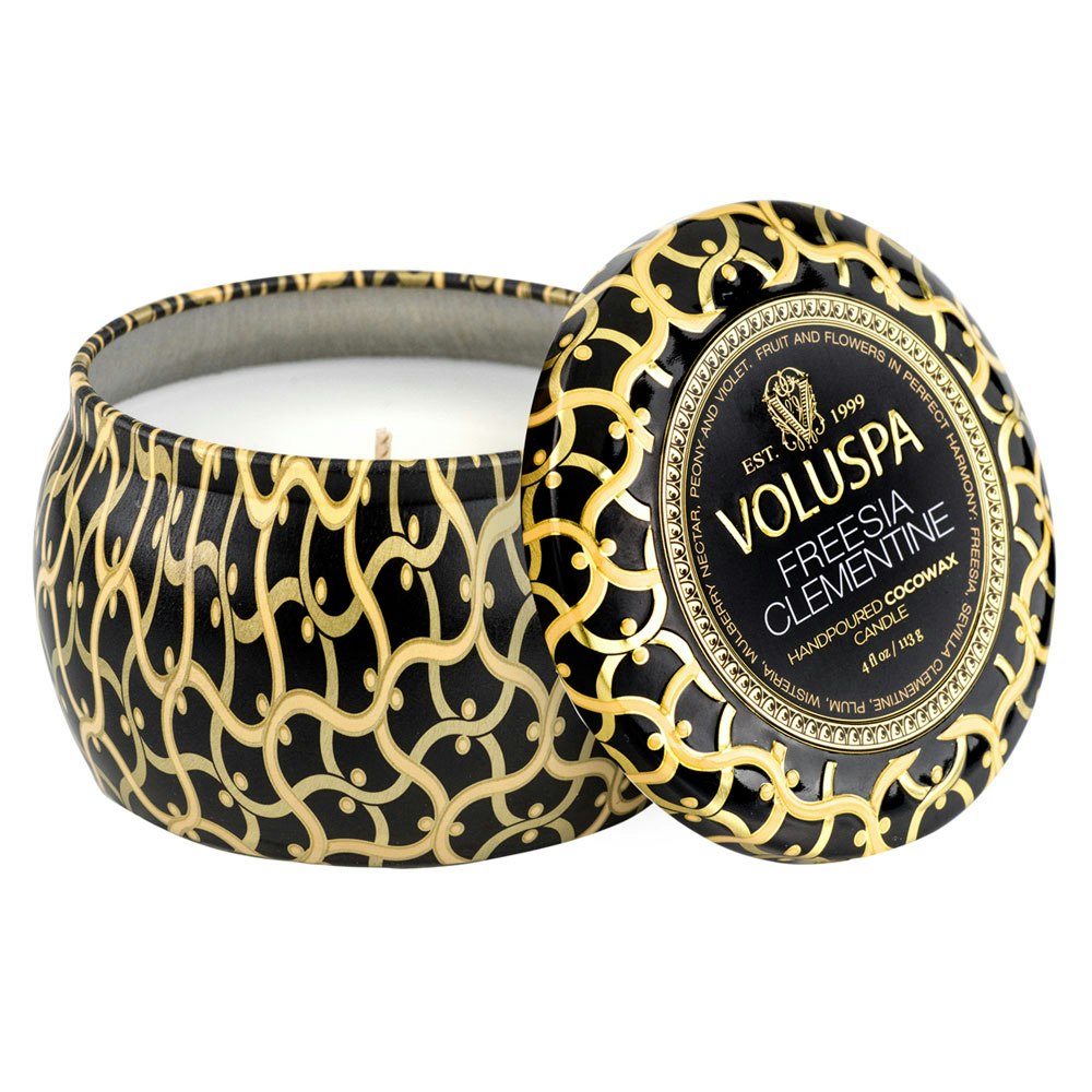 Voluspa Maison Mini Tin Duftkerze, Freesia Clementine