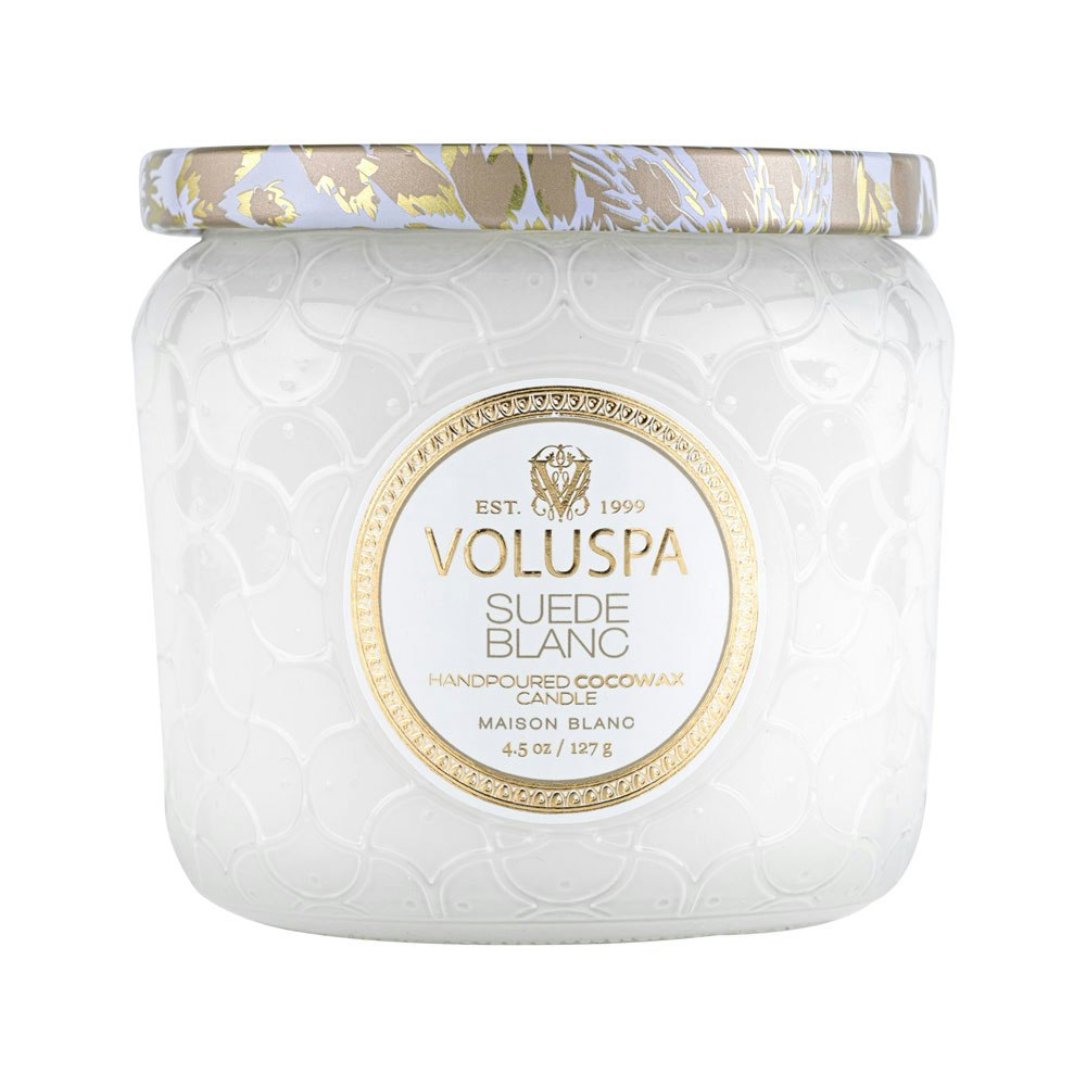 Voluspa Maison Petite Jar Duftkerze, Suede Blanc