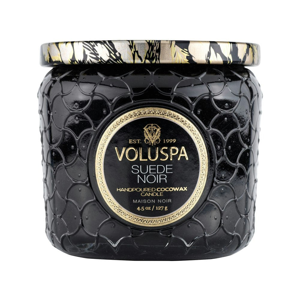Voluspa Maison Petite Jar Duftkerze, Suede Noir